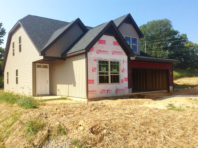 Oakley Cottages Model Under Construction