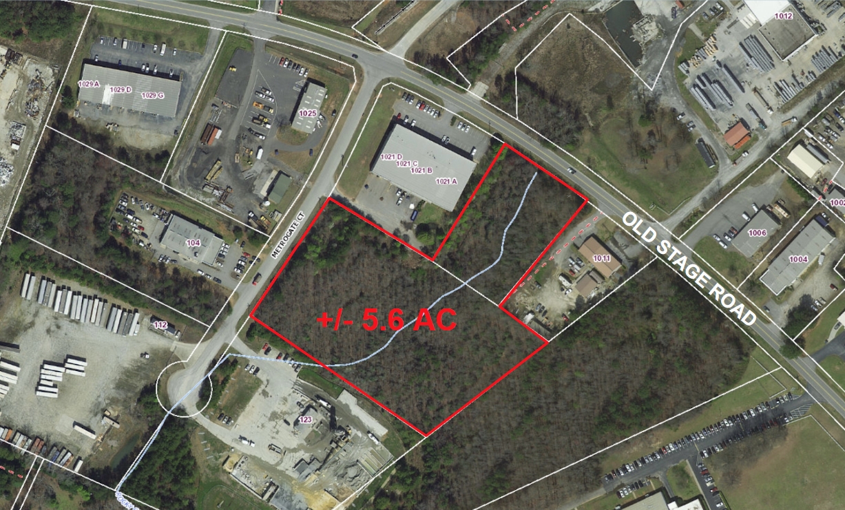 Old Stage Road Aerial - labeled